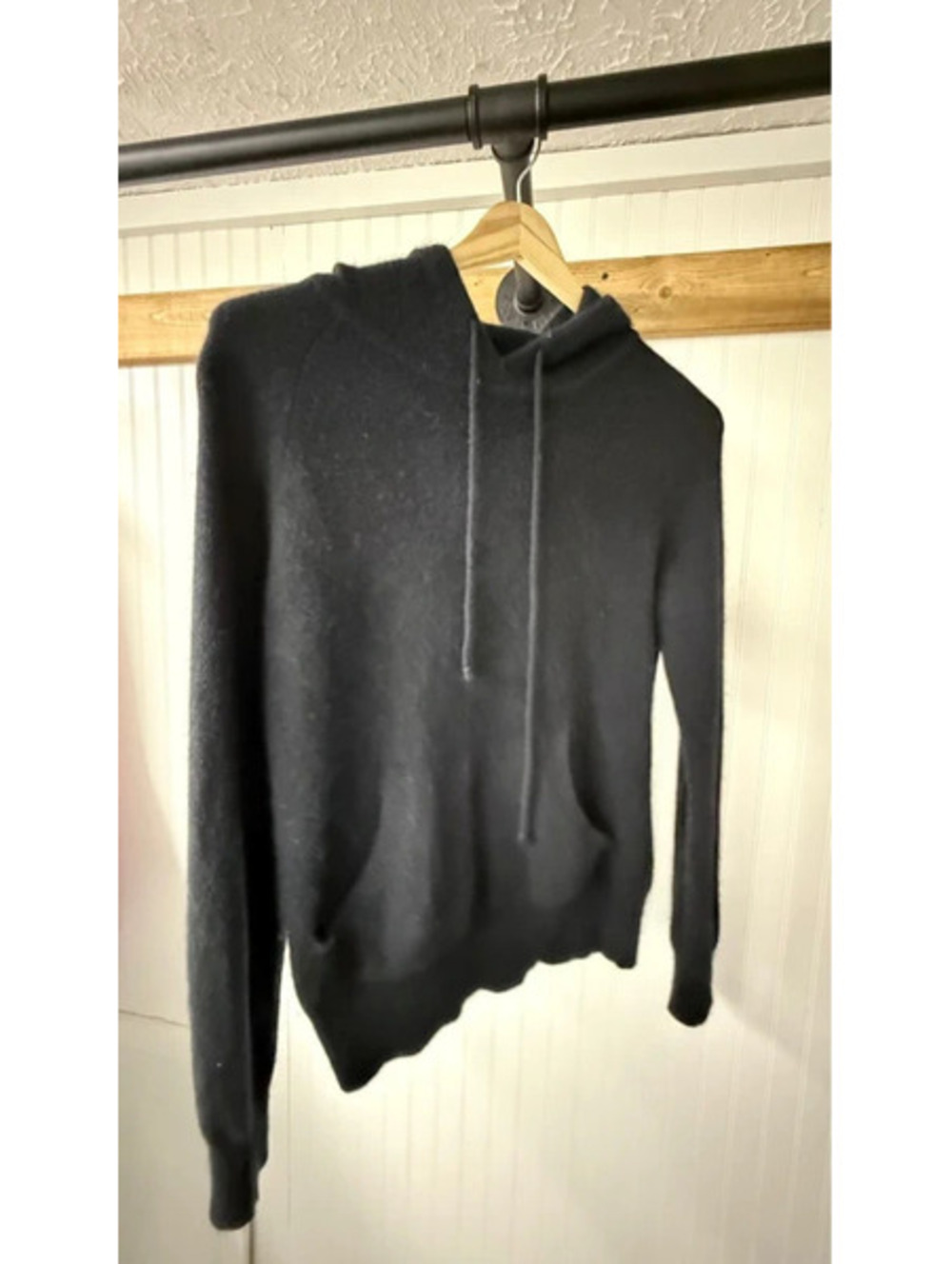 Vintage Banana Republic wool sweater size small soft black gothic